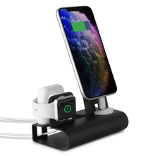 Aduro 3-in-1 Desktop Charging Stand for iPhone, AirPods, & Apple Watch product image