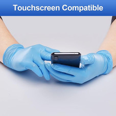 Disposable Vinyl Nitrile Blue Gloves Large (100 Pack) product image