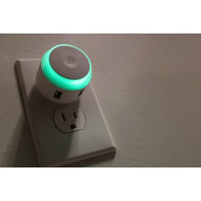 2-Port USB Charger with RGB Night Light (3-Pack) product image