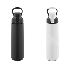 24-Ounce Double-Walled Stainless Steel Water Bottle with Spout Lid product image