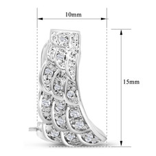 1/4-Carat Diamond Angel Wings Earrings product image
