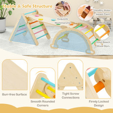 Costway 3-in-1 Kids Climber Set with Sliding Arch product image