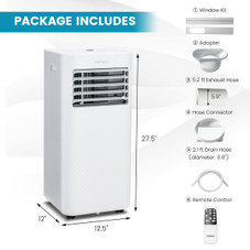 5000 BTU Portable 4-in-1 Air Conditioner Unit product image