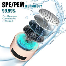 Hydrogen Water Bottle,Rechargeable Portable Hydrogen Water Ionizer Machine,PEM SPE Technology,LED Display,Generates Real 2000ppb Hydrogen Water Bottle Generator product image