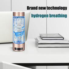 Hydrogen Water Bottle,Rechargeable Portable Hydrogen Water Ionizer Machine,PEM SPE Technology,LED Display,Generates Real 2000ppb Hydrogen Water Bottle Generator product image