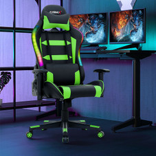 Gaming Chair Adjustable Swivel Computer Chair with LED Lights and Remote product image