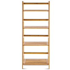 4-Tier Bamboo Bookshelf Ladder Shelf Plant Stand Rack product image