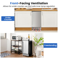 115V Free-Standing Undercounter Built-in Ice Maker with Self-Cleaning product image