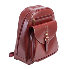 Moline 11" Leather Business Laptop Tablet Backpack product image