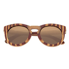 Spectrum Polarized Wooden Sunglasses product image