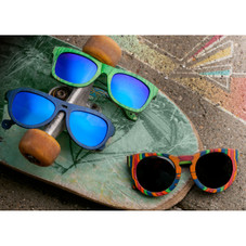 Spectrum Polarized Wooden Sunglasses product image