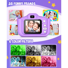 Kids Camera Toys for Ages 3-12, Unicorn Camera for Kids, Christmas Birthday Festival Gifts for Girls, Toddler Digital Video Camera, 32G SD Card product image