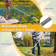 Costway 2-in-1 Floating Aquatic Weed Cutter Rake with Foam Floats product image