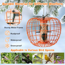 Costway Squirrel-Proof Pumpkin Bird Feeder product image