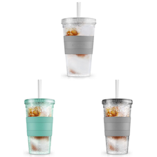 Galvanox® Freezable Iced Coffee Cup with Lid and Straw (2 Sizes) product image