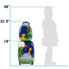 Costway Kids 2-Piece Luggage Set - Suitcase with Backpack product image