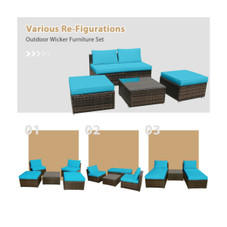 4-Piece Rattan Wicker Furniture Set  product image