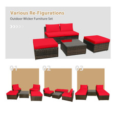 4-Piece Rattan Wicker Furniture Set  product image