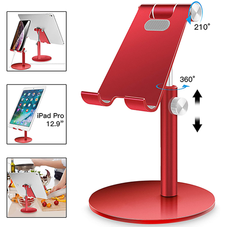 Universal Aluminum Adjustable Stand for Tablets and Phones product image