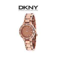 DKNY Women's Chambers Rose Gold Dial Watch product image