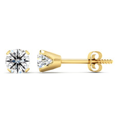 0.5CT Real Diamond Stud Earrings in 14K Gold product image