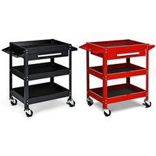 Rolling 3-Tray Tool Organizer Cart product image