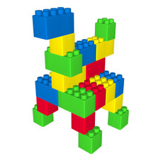 Waloo® 43-Piece Jumbo Building Blocks product image