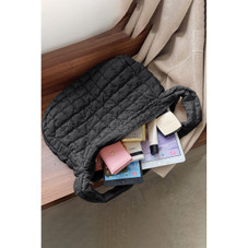 Kylie Quilted Zipper Tote Bag product image