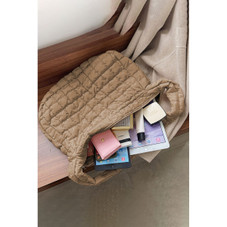 Kylie Quilted Zipper Tote Bag product image