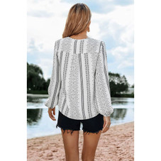 Women's Geo Vertical Stripe Blouse product image