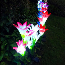 Solarek® Solar Lily Flower Garden Light (2 to 8-Pack) product image