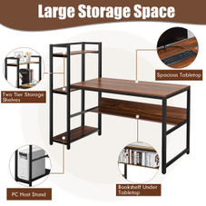 Multi-Functional Desk with Shelves product image