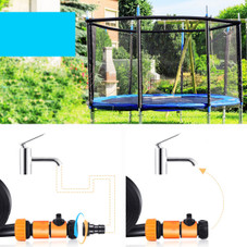 39ft Kids Outdoor Trampoline Water Sprinkler product image