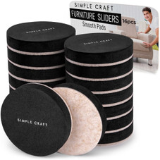 Simple Craft™ Felt and/or Smooth Furniture Slider Pad, 16 ct. product image