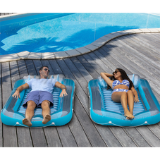 Hoovy® Blue Suntan Tub - Inflatable Tanning Pool Lounge Float product image