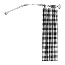 NewHome™ Curved Corner L-Shaped Curtain Shower Rod product image