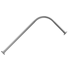 NewHome™ Curved Corner L-Shaped Curtain Shower Rod product image