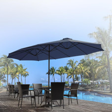 15 X 9-Foot Double-sided Large Outdoor Patio Umbrella With Crank product image