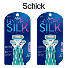 Schick® Hydro Silk Sensitive Disposable Razor, 3 ct. (2-Pack) product image