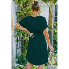 Short Sleeve Tee Waist Tie Dress for Women product image