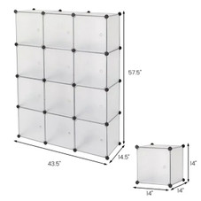 14 x 14-Inch Cube Storage Organizers (Set of 12) product image