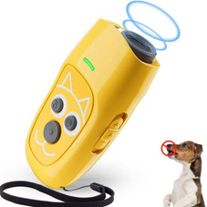 Anti Barking Device, Ultrasonic 3 in 1 Dog Barking Deterrent Devices, 3 Frequency Dog Training and Bark Control 5m Range Rechargeable with LED Light product image