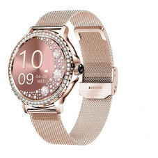 Smart Watch For Lady Women Bluetooth Call 100+Sports Mode Fitness Women DIY Dials With Body/Sleep Monitor For IOS Android Color Rosegold product image