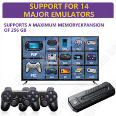 64G 4K 30000+ Games Stick 3D HD Retro Video Game Console WITH Wireless Controller TV 50 Emulator For PS1/N64/DC product image