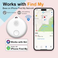 Portable GPS Tracking, Smart Anti Loss Device, GPS Smart Finders Tracker Device for Kids Pets White product image