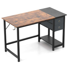 Costway 48" Home Office Desk with Storage and Headphone Hook product image