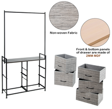 Wooden 5-Drawer Closet Storage Organizer product image