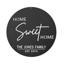 Personalized 'Home Sweet Home' Modern Family Plaque product image