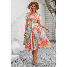 Women's Meadow Dreams Belted Midi Dress product image