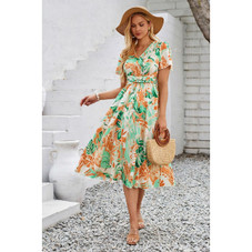 Women's Meadow Dreams Belted Midi Dress product image